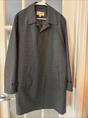 Michael Kors Charcoal Gray Trench Coat